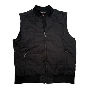 Michael Kors Black Quilted Zip Up Vest Men’s Size L Lightweight Puffer Gorpcore